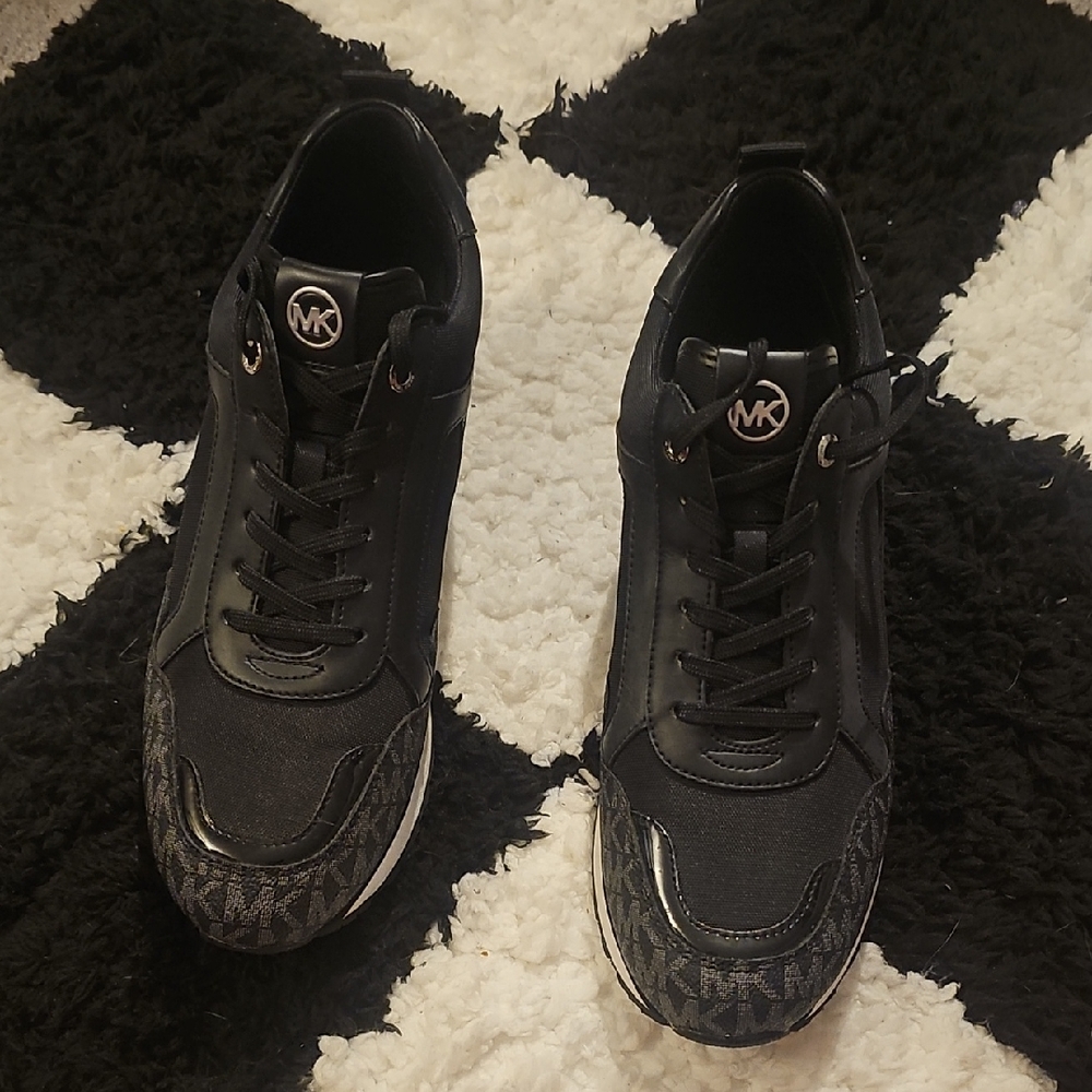 Michael Kors Black and Gray Sneakers